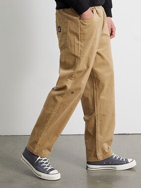 Converse Men's Corduroy Pants In Nomad Khaki